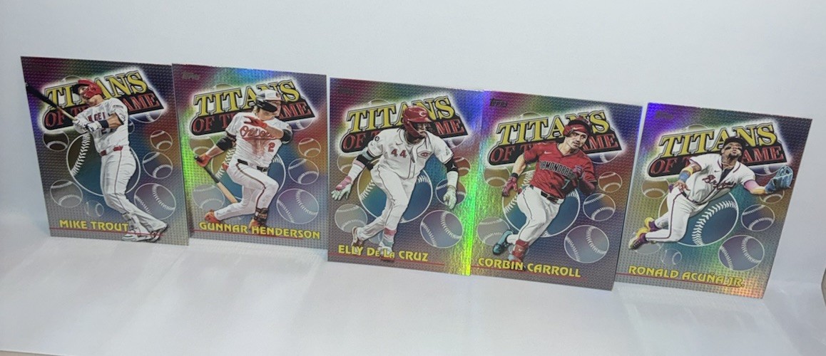 2026 Topps Series 1 STARS OF MLB TITANS OF THE GAME Insert YOU PICK Singles Set