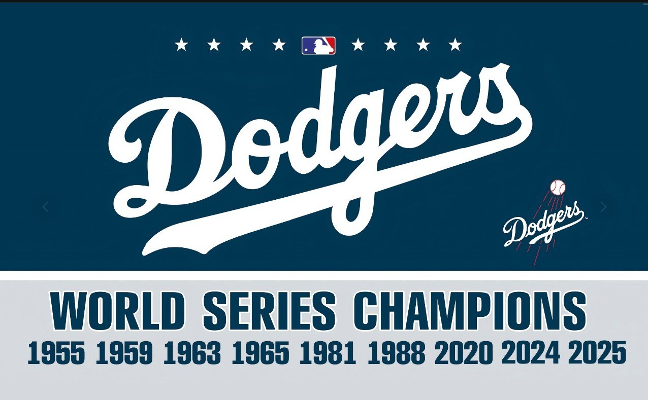 Los Angeles Dodgers Premium 3×5 ft Flag LA MLB Baseball Banner