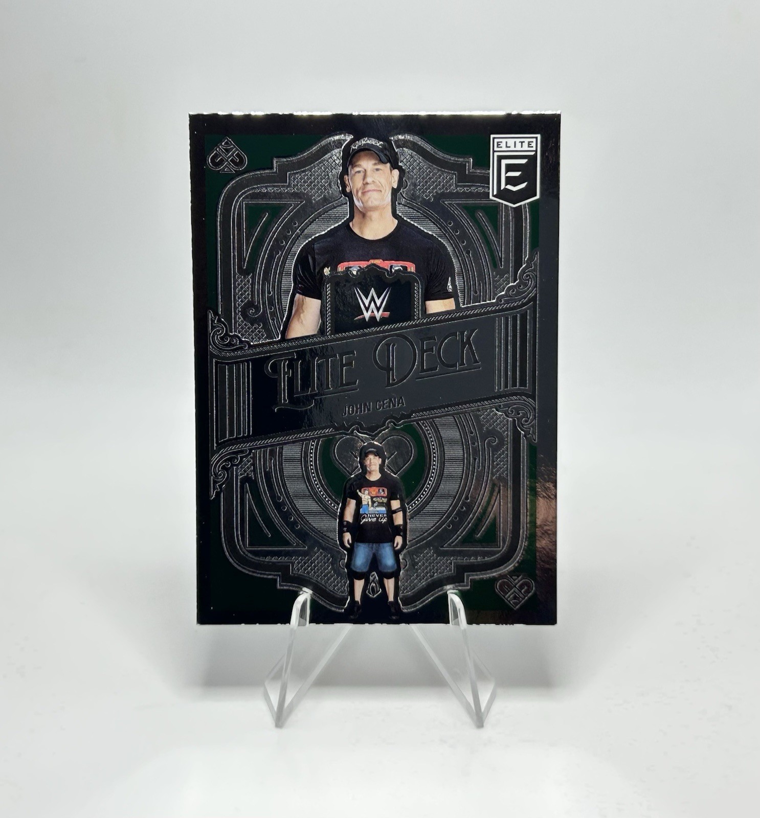 2023 Panini Donruss Elite WWE – John Cena Elite Deck Green #3 WWE Legends