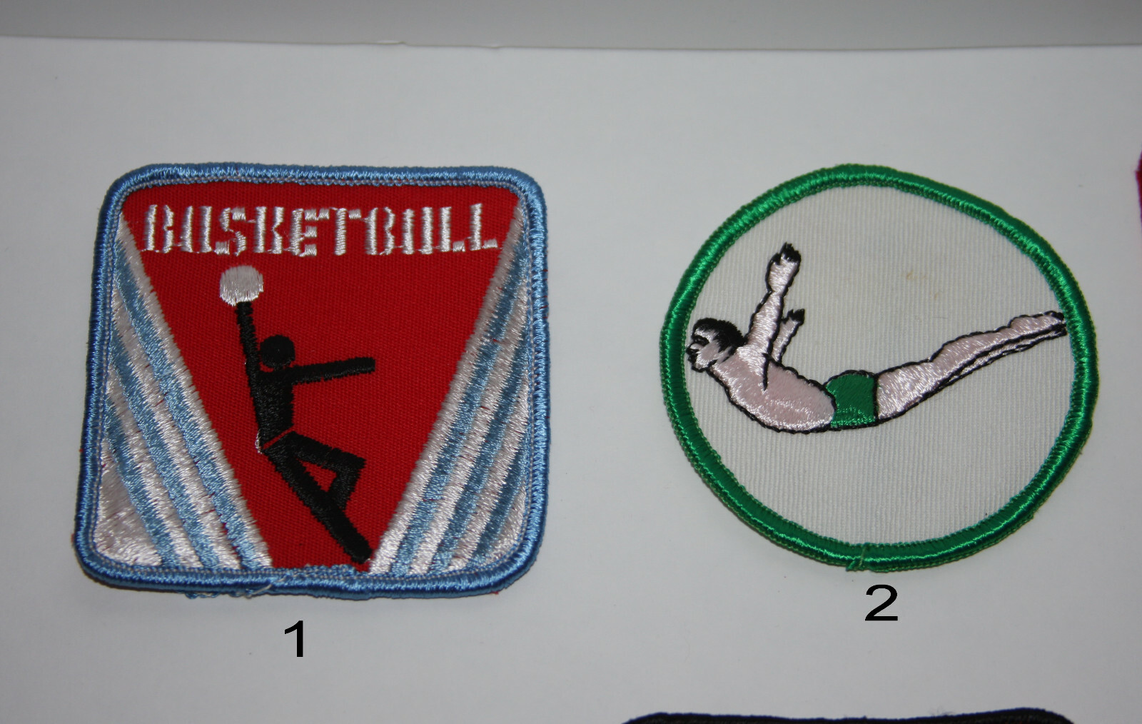 Vintage Sports Sew-On Embroidered Patches (sold separately)