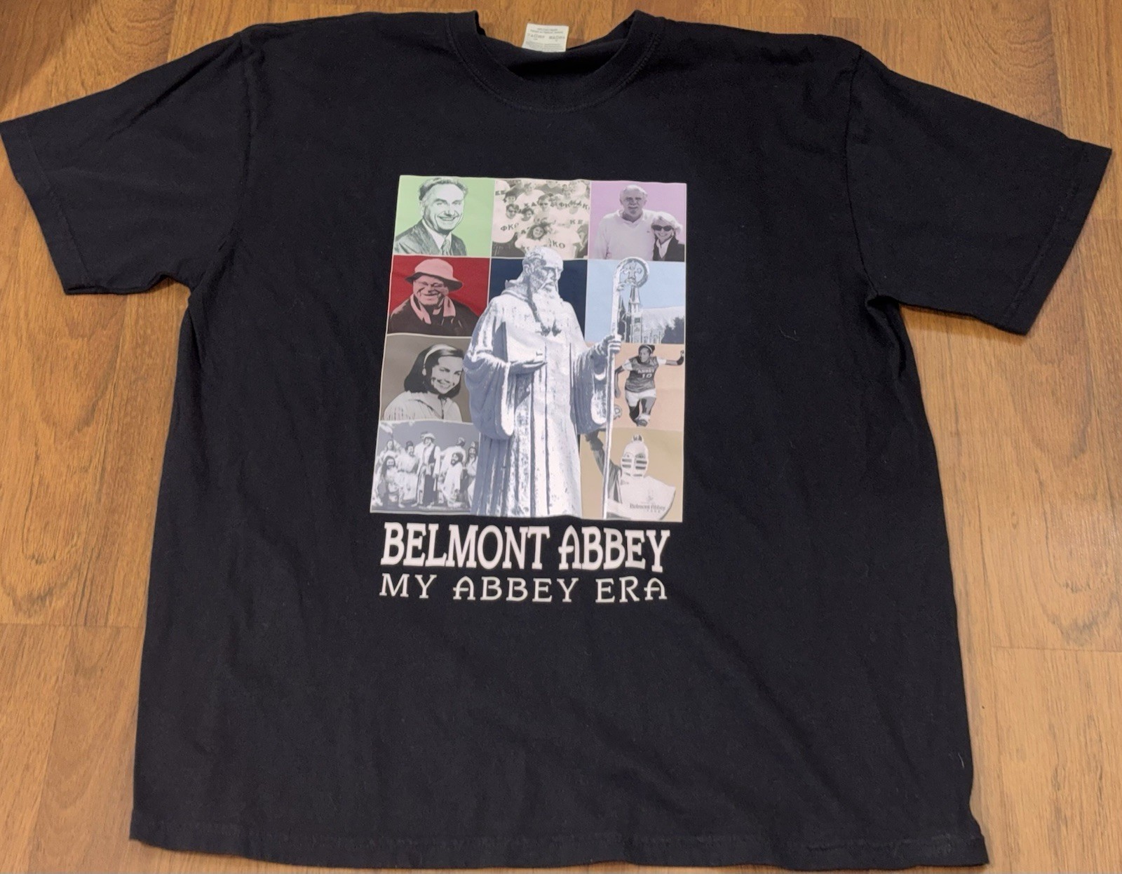 Comfort Colors Eras Tour Belmont Abbey College NC T Shirt Size XL Taylor Swift