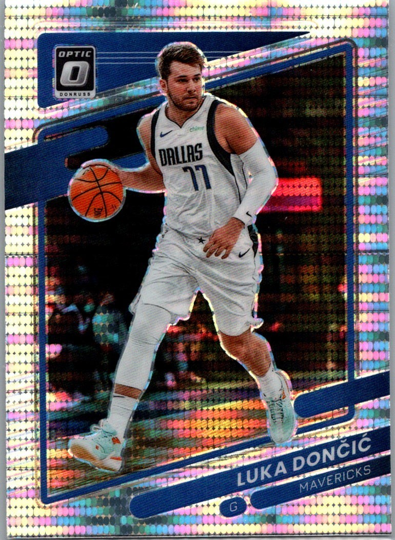 2021-22 Optic Target Exclusive SP Silver Pulsar Prizm Luka Dončić Lakers Mavs