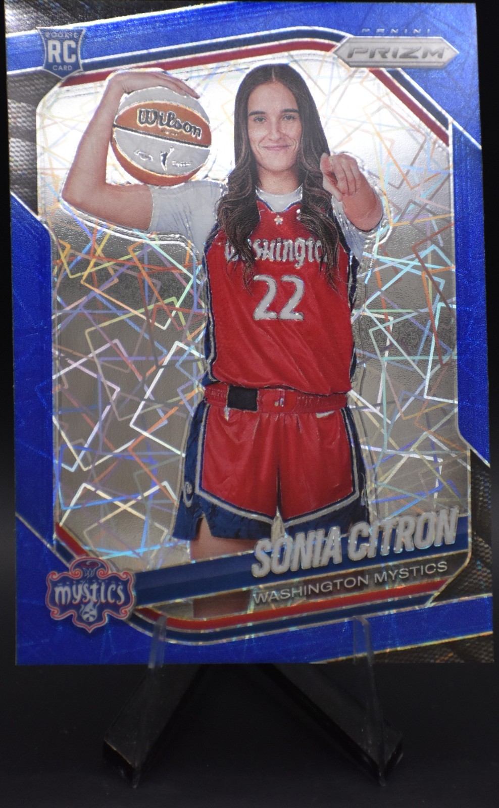 2025 Panini Prizm-Sonia Citron #148 V (RC) Blue Velocity & Base Card-Mystics