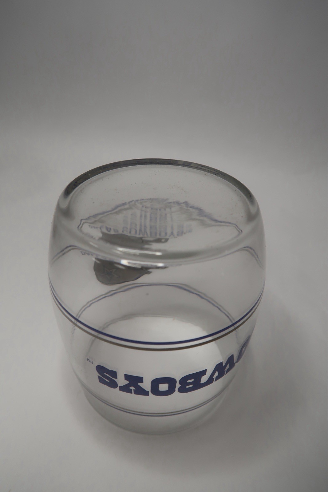 Set of 6 Vintage Dallas Cowboys Glasses Tumblers Whiskey Rocks NFL 12 oz B28