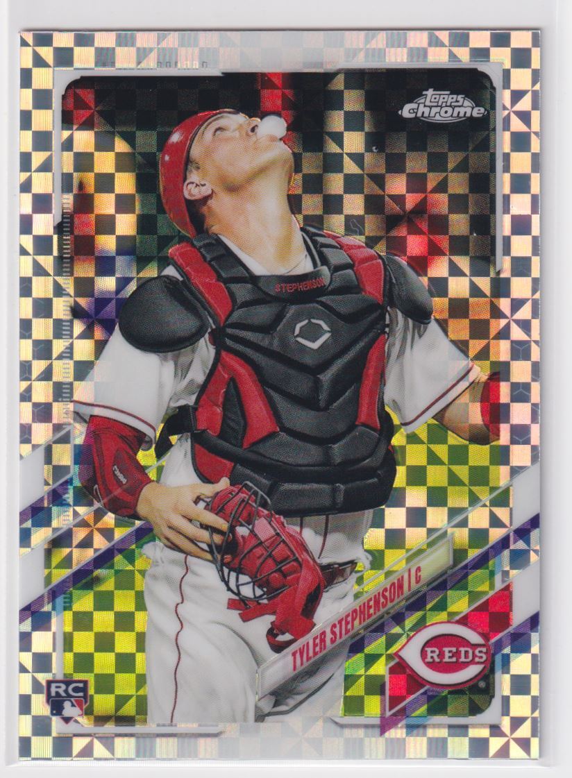 2021 Topps Chrome XFractor Refractor Tyler Stephenson Rookie #111 (B2G1)