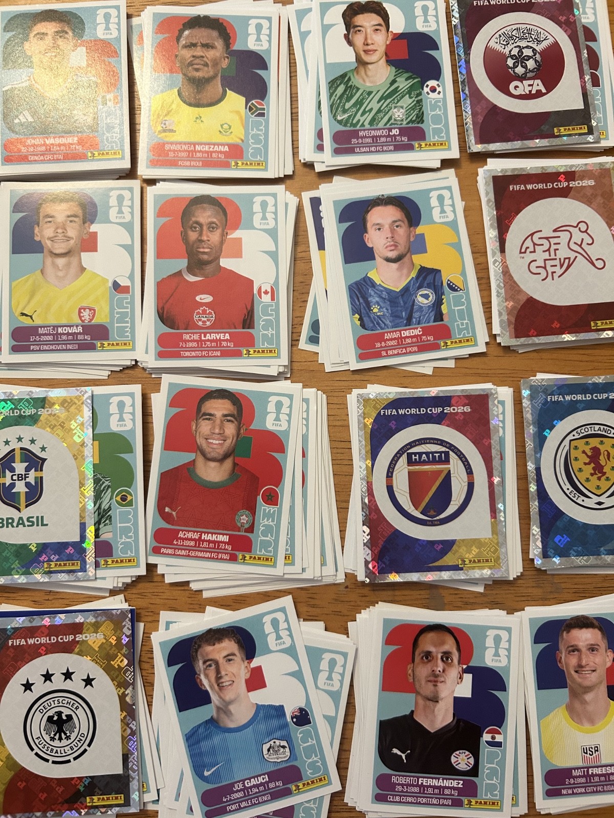 PANINI WORLD CUP 2026-INDIVIDUAL STICKERS- GROUP G to L – PICK YAMAL STICKERS