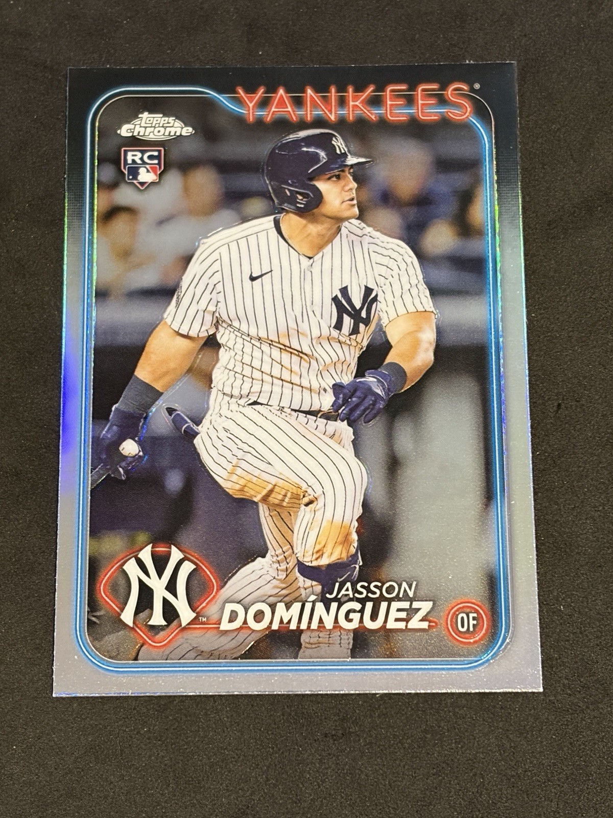 2024 Topps Chrome – Jasson Dominguez #89 Refractor RC Rookie