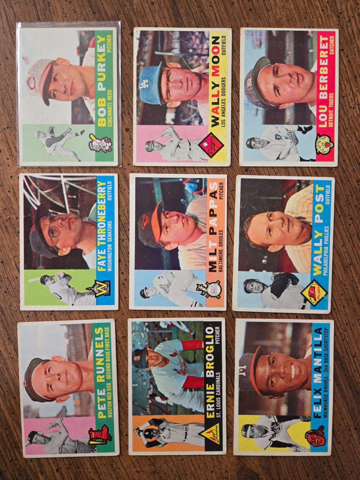 1960 TOPPS BASEBALL YOU PICK #4 – #199 ****FREESHIPPING****