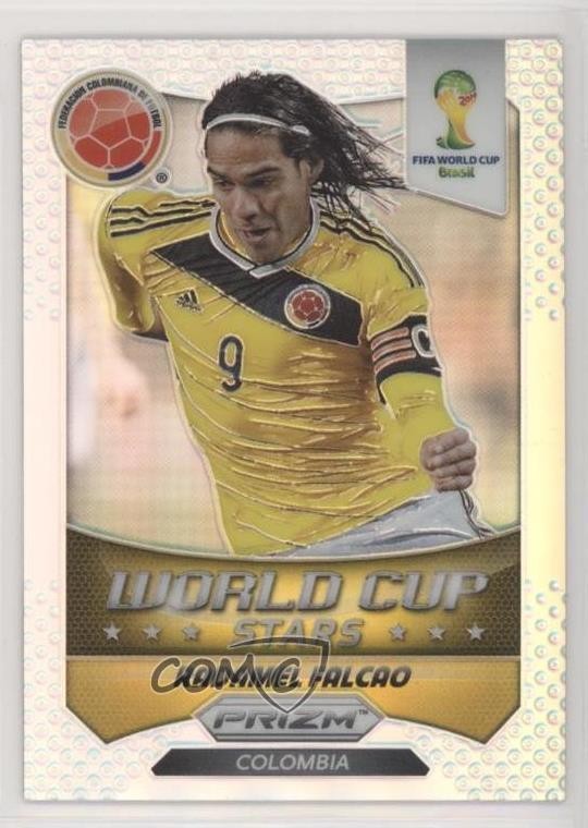 2014 Panini Prizm World Cup World Cup Stars Silver Prizm Radamel Falcao #10 0m1