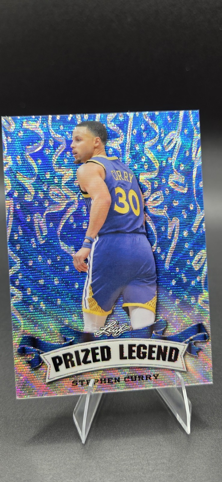 Stephen Curry #5/20 Blue Confetti 2023 Leaf Metal Legend PL-19 /20 SP