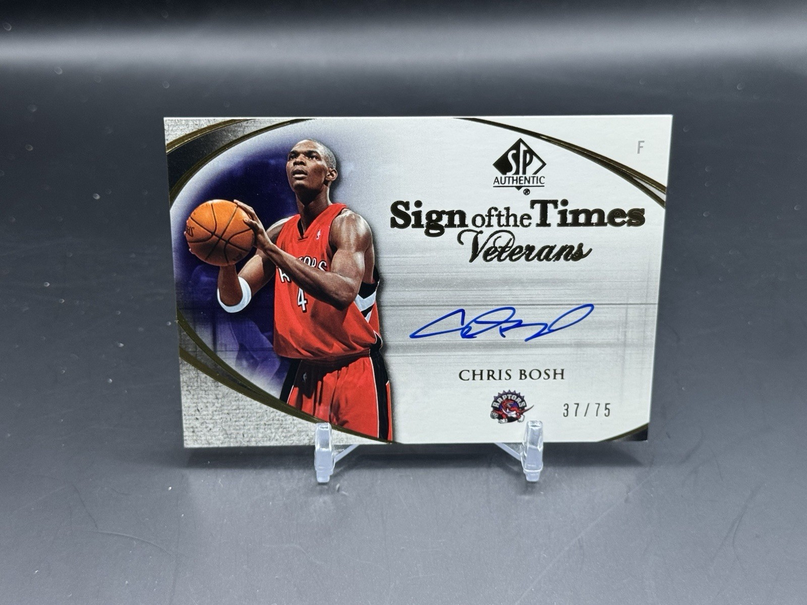 Upper Deck 2005-06 SP Authentic Sign of the Times Chris Bosh /75 Auto Raptors
