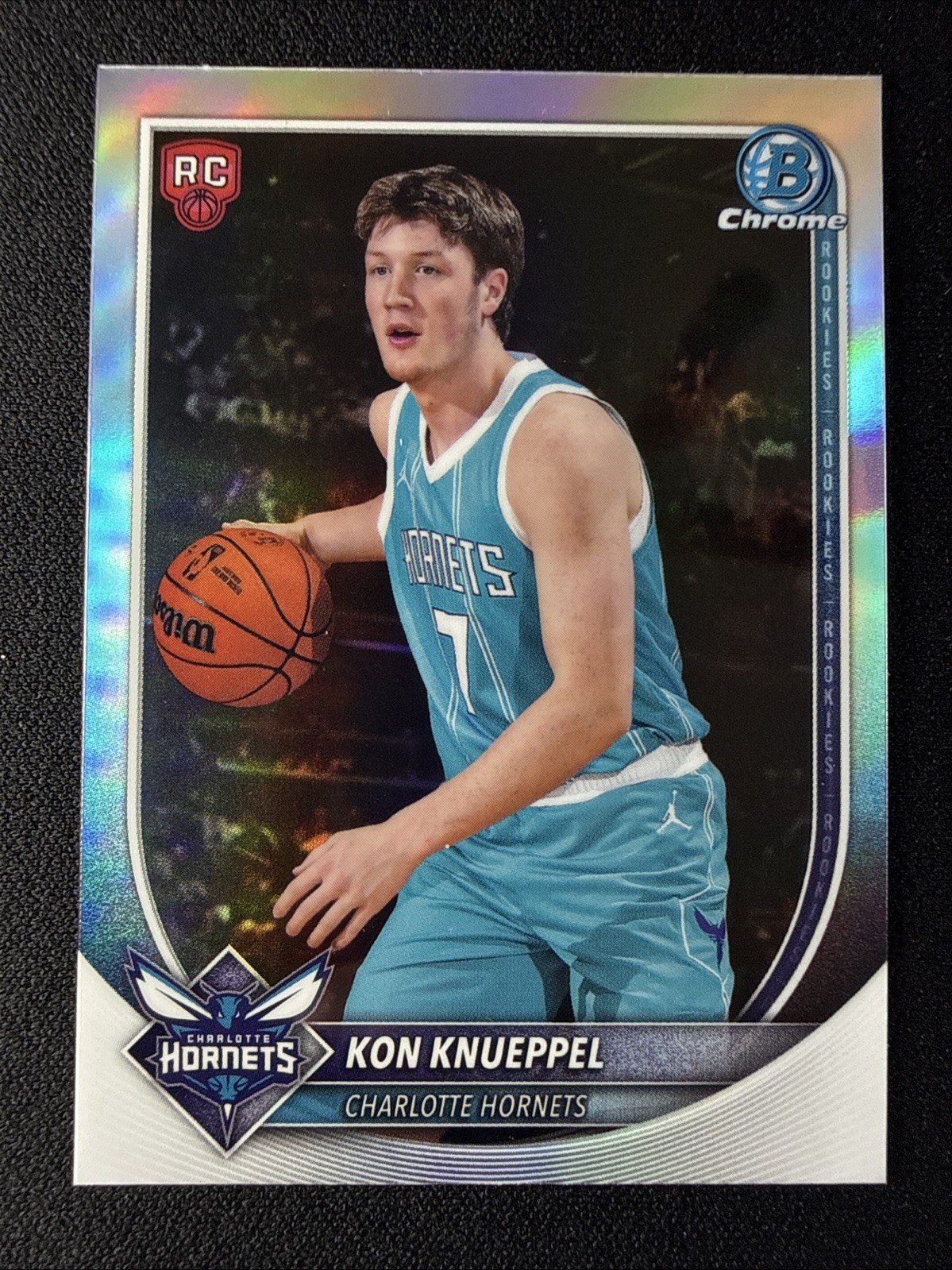 2025-26 Bowman Basketball – Kon Knueppel – RC – BRR-4 Red Rookie Refractor SSP