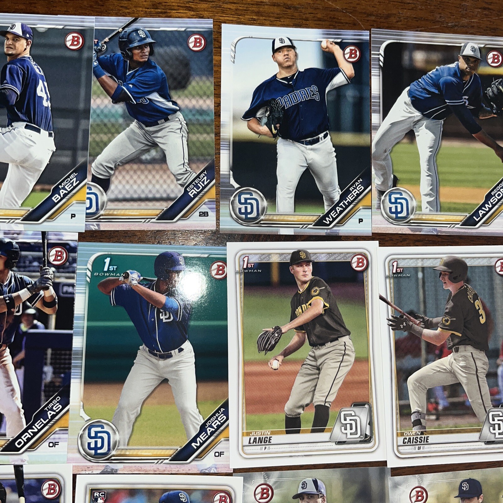 San Diego Padres Cards Includes Tatis, Mochado, Abrams, Hassell Option #1