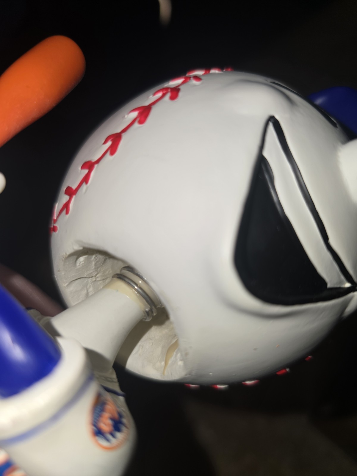Stadium Exclusive 2009 Mr Met bobble head Citi Field New York Mets Mascot Ny Mrs
