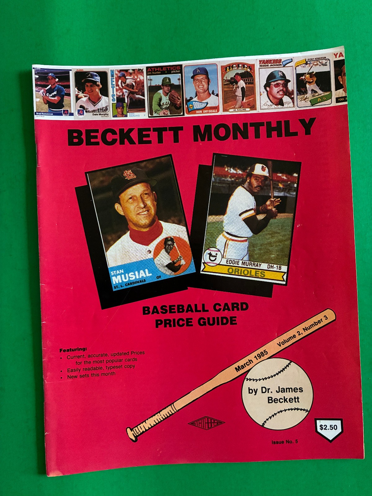 Beckett Monthly Baseball Card Price Guide March 1985 Volume 2 Number 3 Issue 5