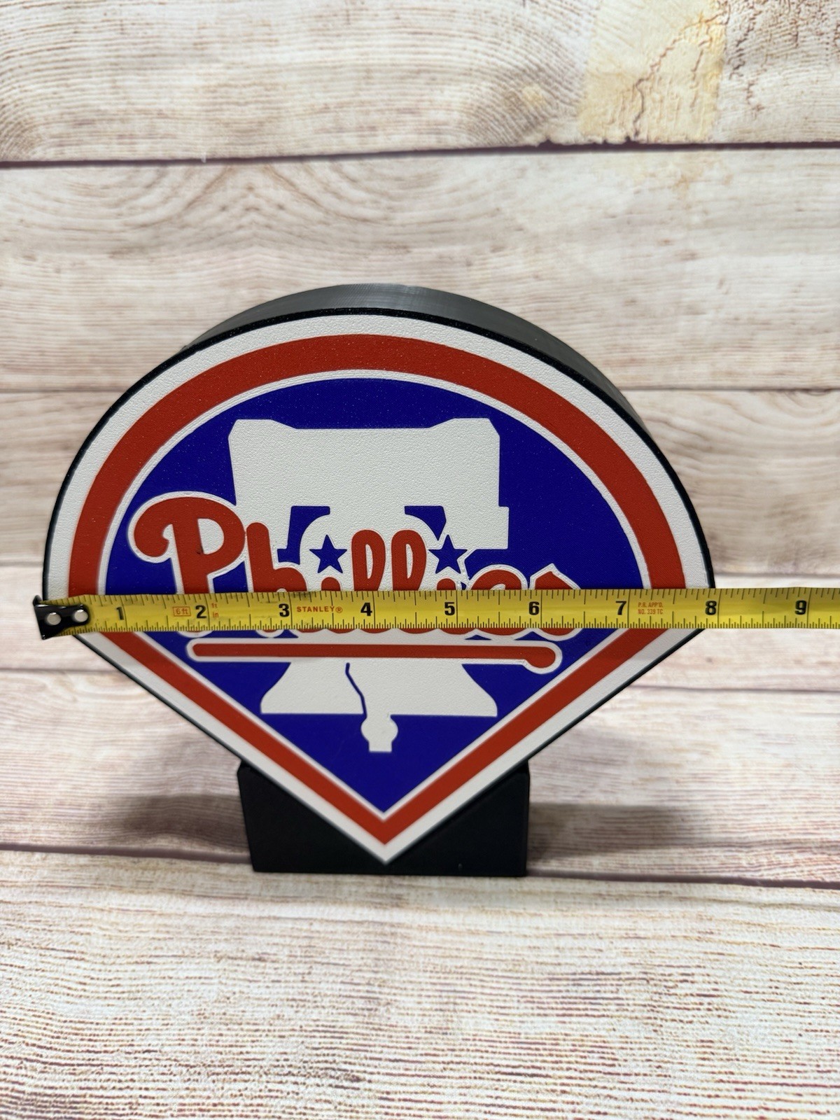 Philadelphia Phillies Custom Logo LED Light Box Multicolor With Remote