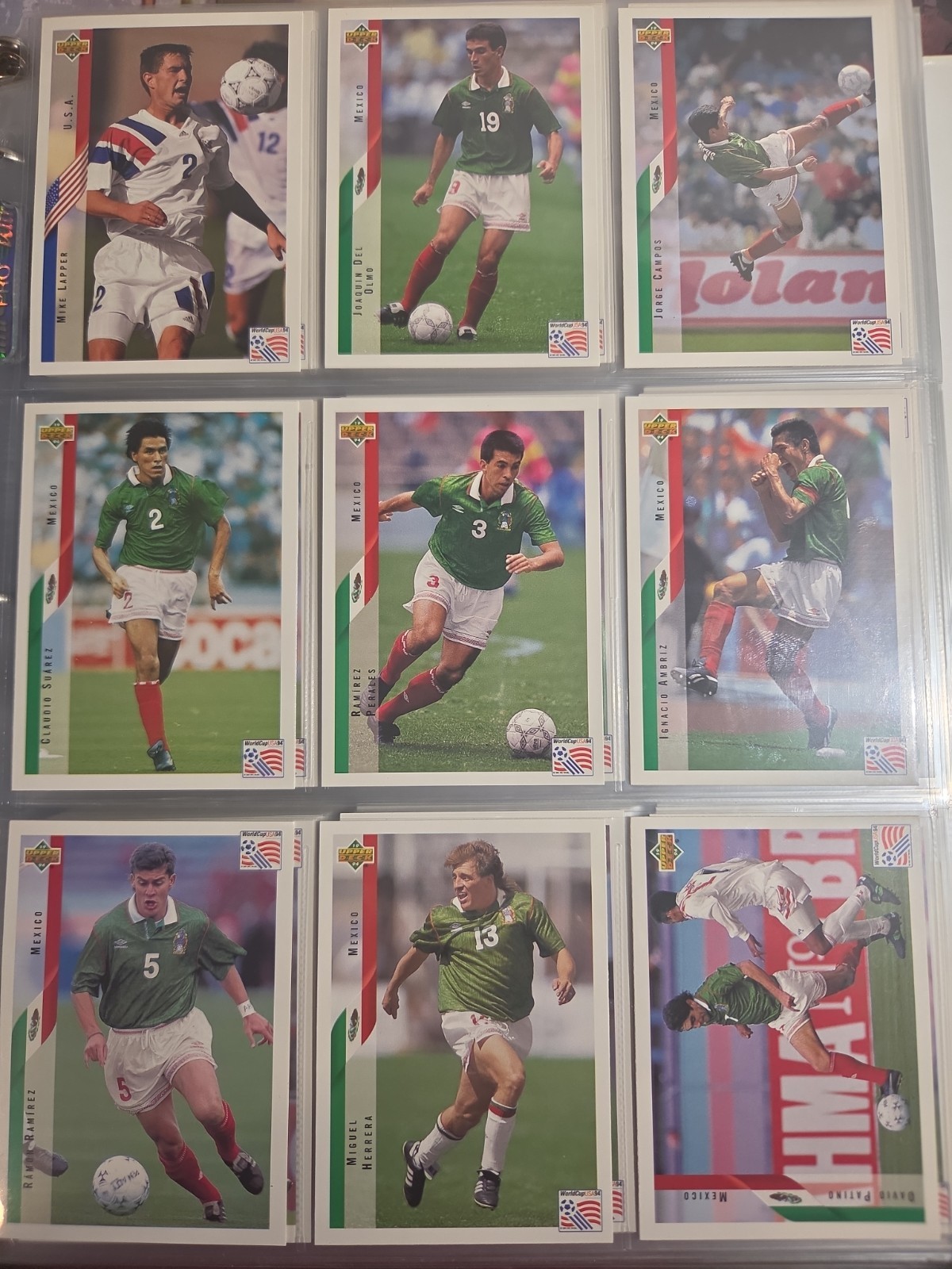 1994 Upper Deck World Cup USA Complete Set Cards #1-330 Mia Hamm Rookie Card!