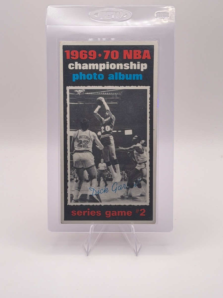 1970-71 Topps #169 Dick Garrett NBA Championship Series Game 2 [NM]