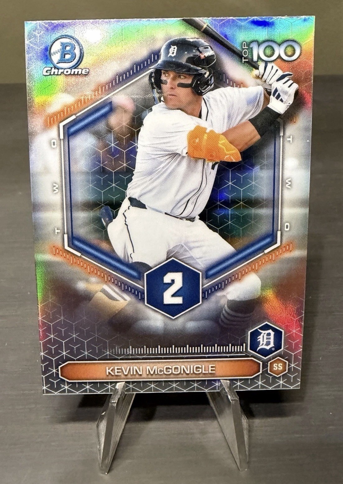 2026 Bowman Chrome Bowman Scouts Top 100 #BTP-2 Kevin McGonigle Detroit Tigers