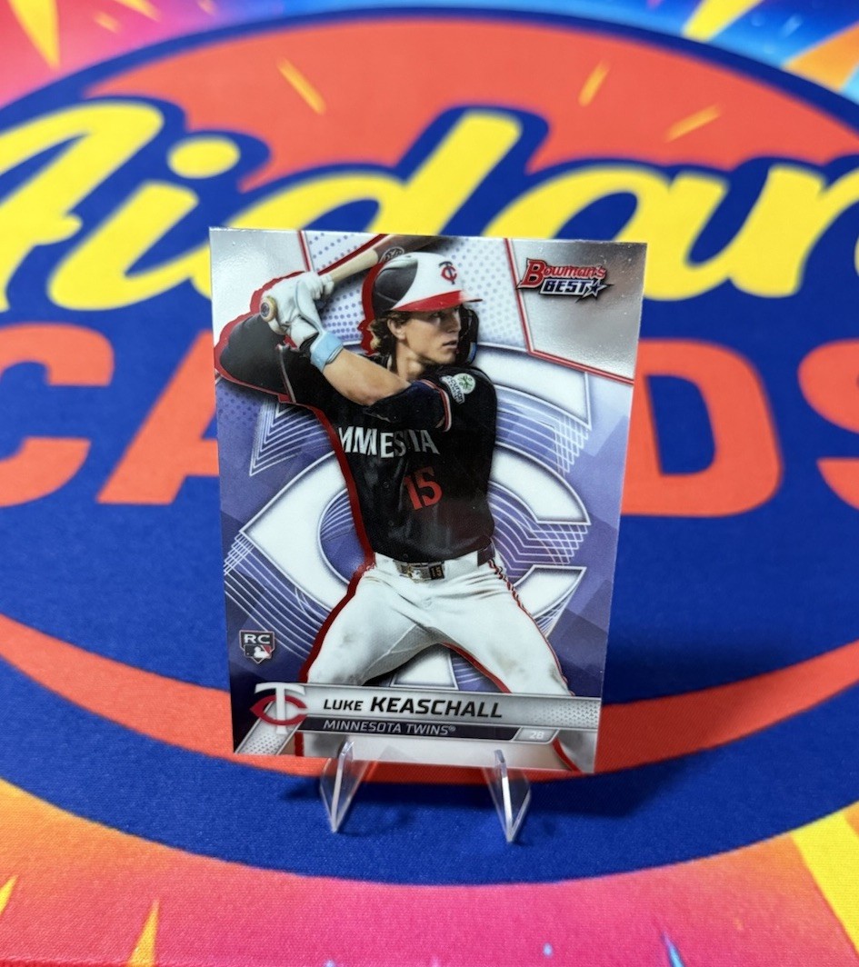 Luke Keaschall Chrome Rookie RC 2025 Bowman’s Best Card #70 Minnesota Twins