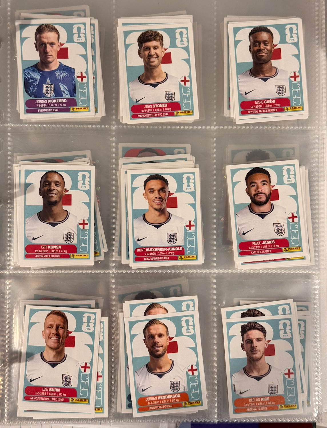 2026 Panini FIFA World Cup Sticker Collection Complete Lot Builder Group J K L