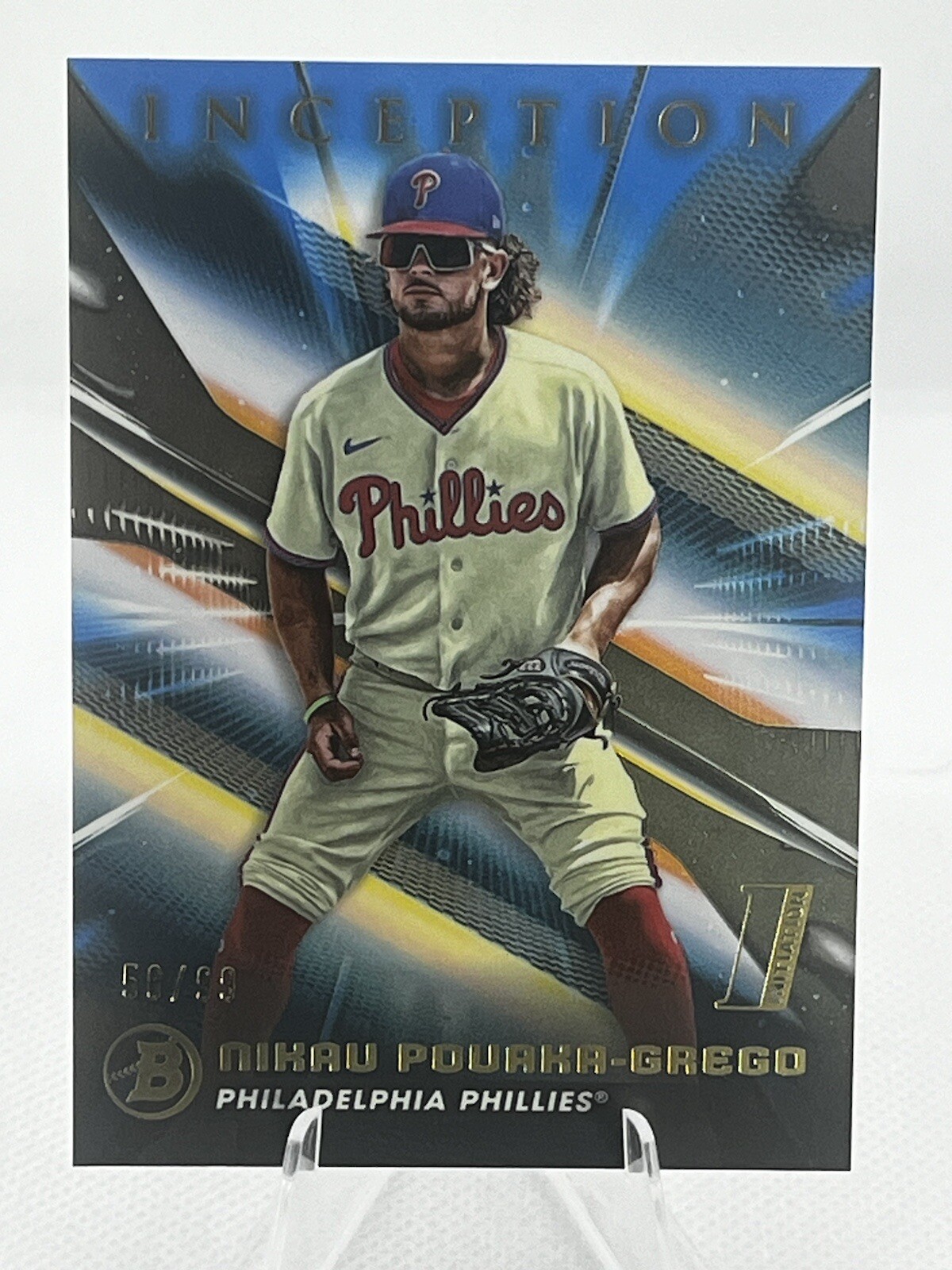 Nikau Pouaka-Grego 2023 Bowman Inception Blue Foil 58/99 – Phillies