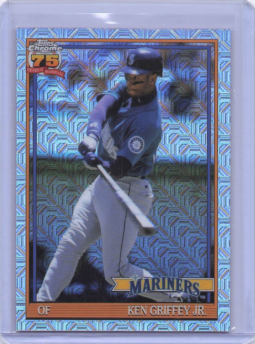 2026 Topps Series 1 #91C-51 Ken Griffey Jr. 1991 Topps Baseball Chrome Mojo