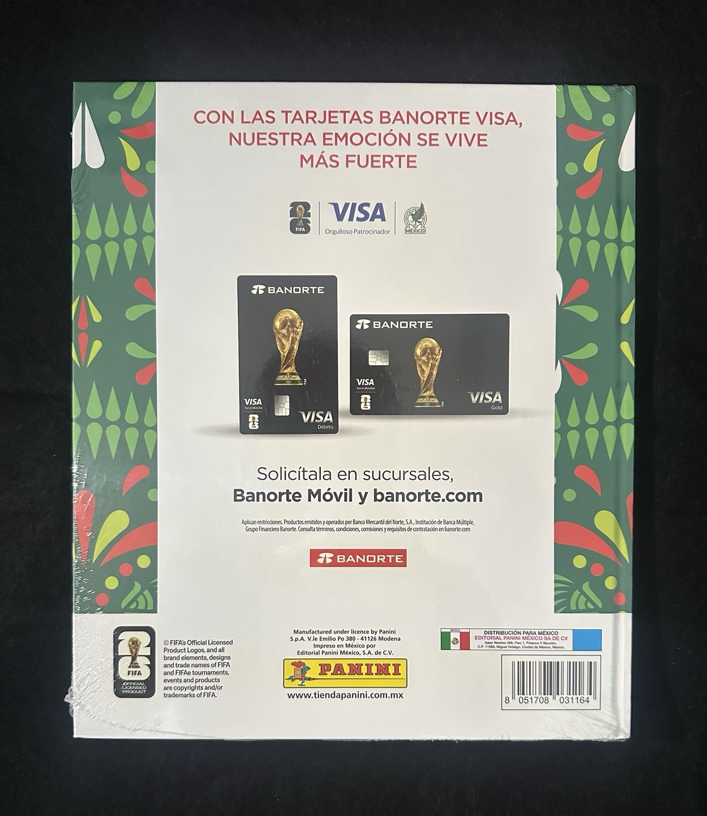 Panini FIFA World Cup 2026 Hard Cover Album Mexico Edition Sealed New