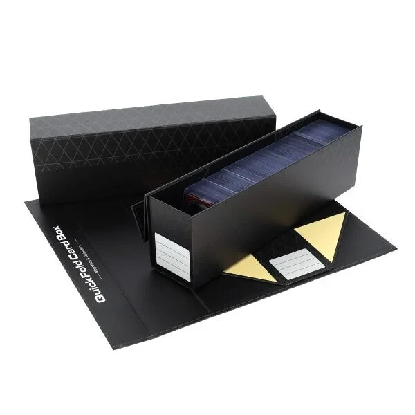 Card Storage Boxes QUICK FOLD 3 Pack Magnetics & Top loaders