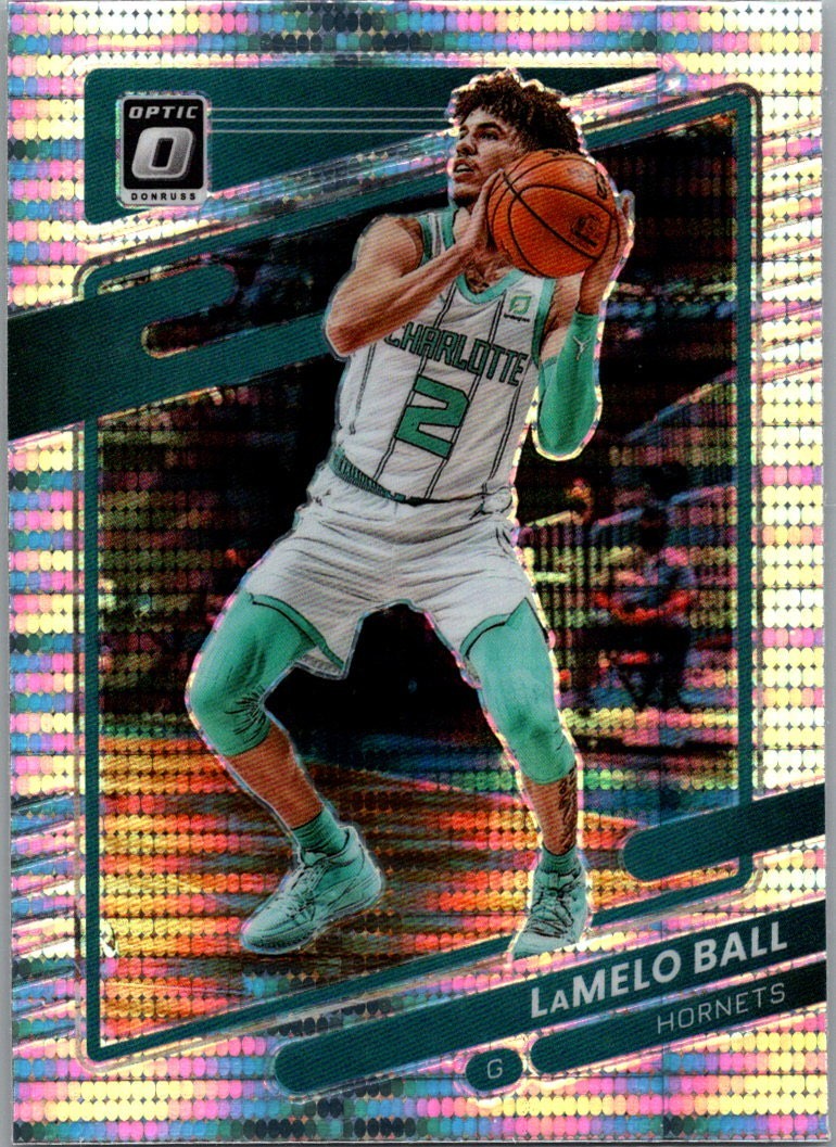 2021-22 Donruss Optic Target Exclusive SP Silver Pulsar Prizm LaMelo Ball