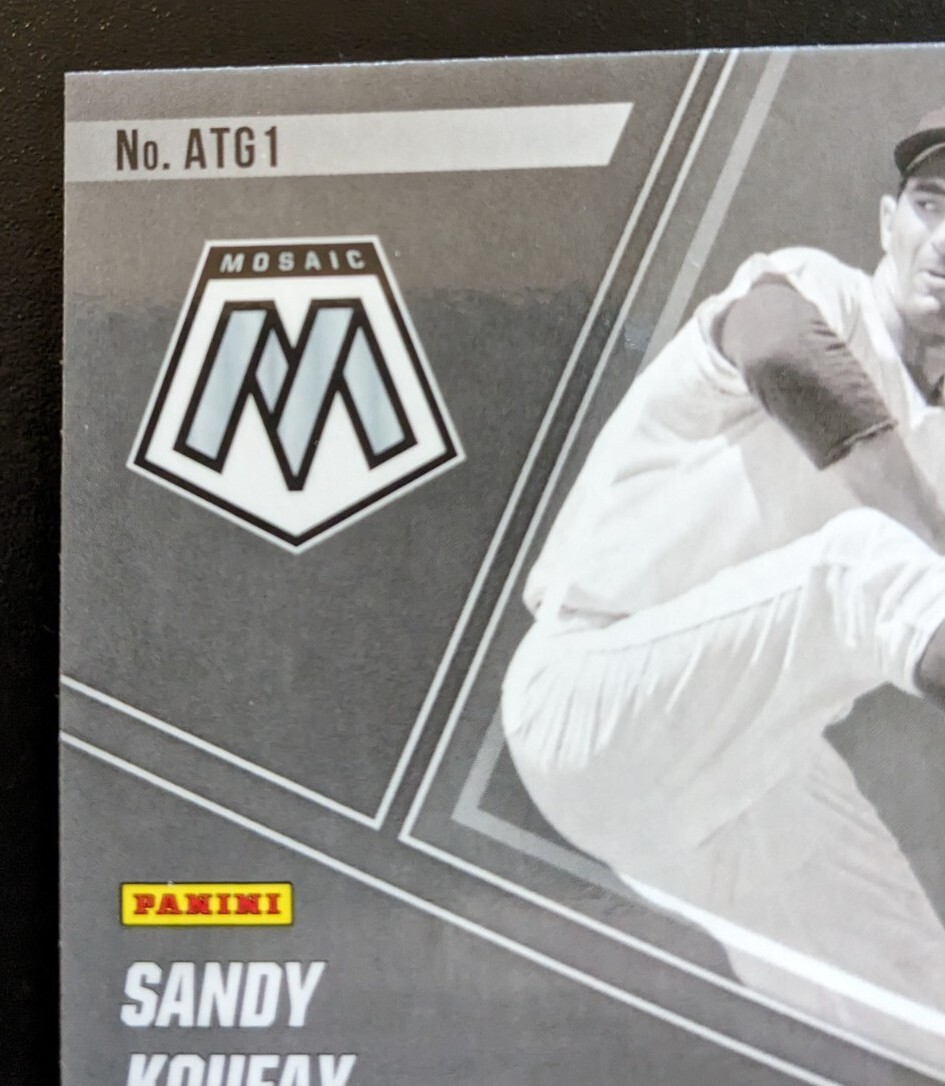 2021 Panini Mosaic Baseball Sandy Koufax All-Time Greats Insert #ATG1 Dodgers