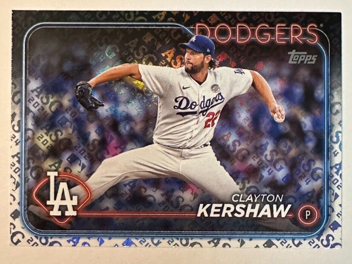 Clayton Kershaw All-Star Game Logo Variation HOLO Foil 2024 Topps ASG SP Dodgers