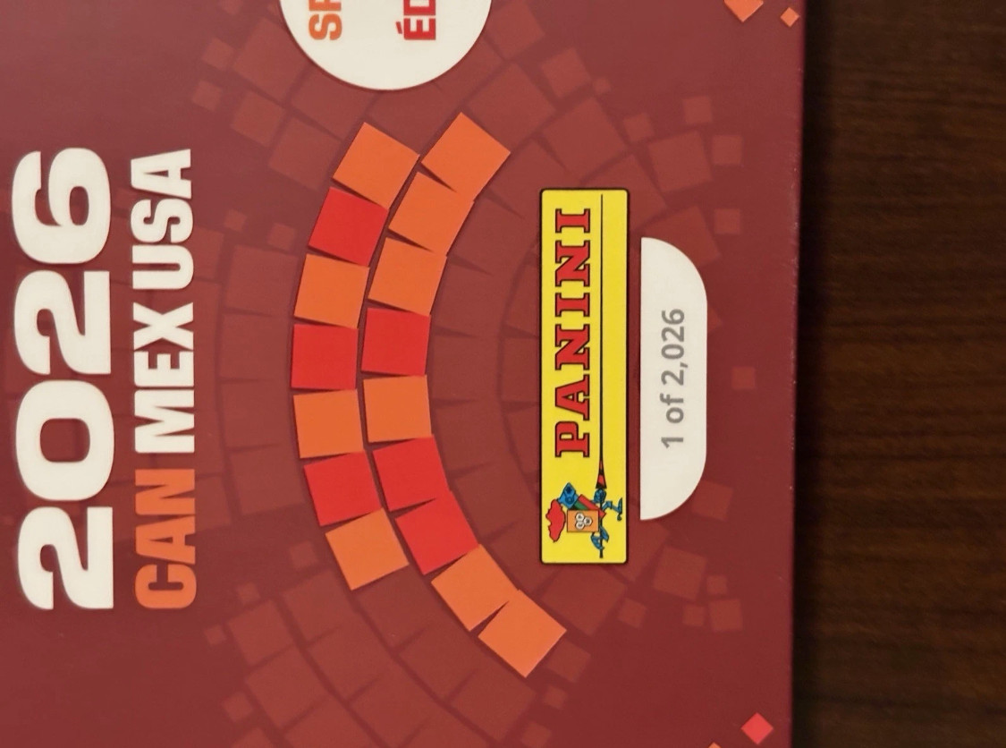 NEW 2026 PANINI STICKER ALBUM FIFA WORLD CUP HARDCOVER CANADA RED EDITION 1 OF