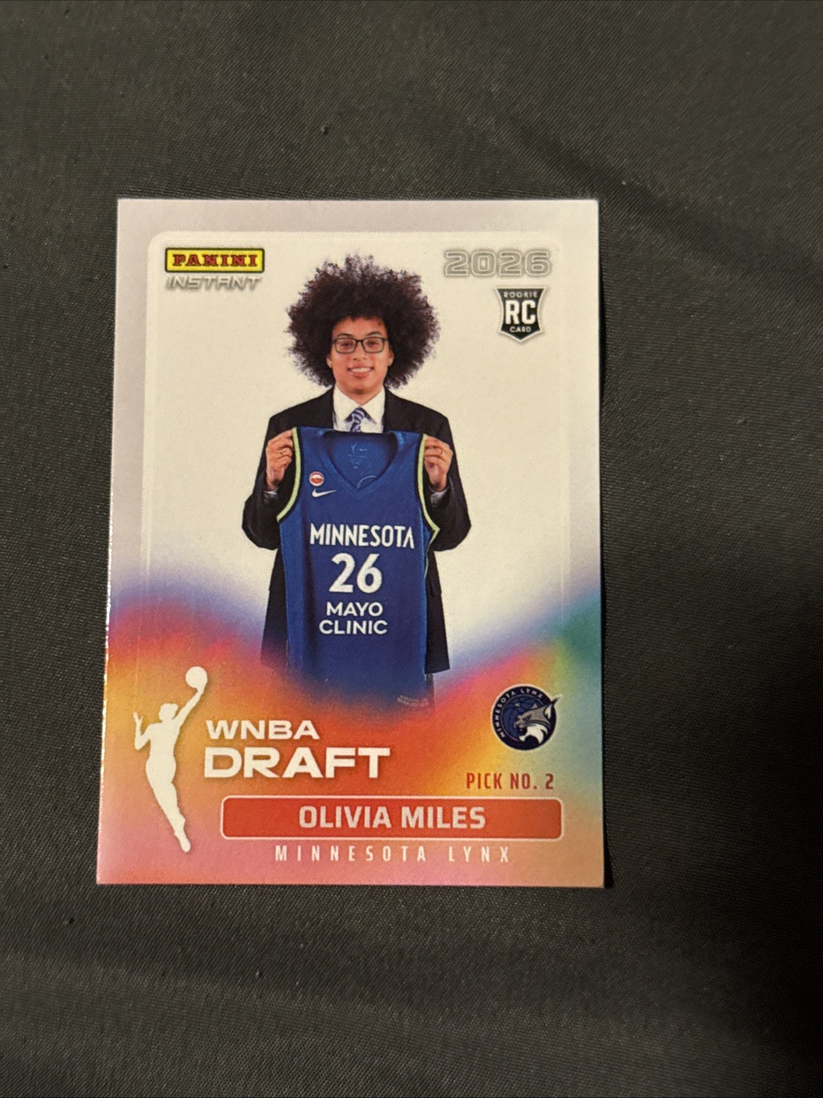 2026 Panini Instant WNBA Draft #12 Olivia Miles Minnesota Lynx RC