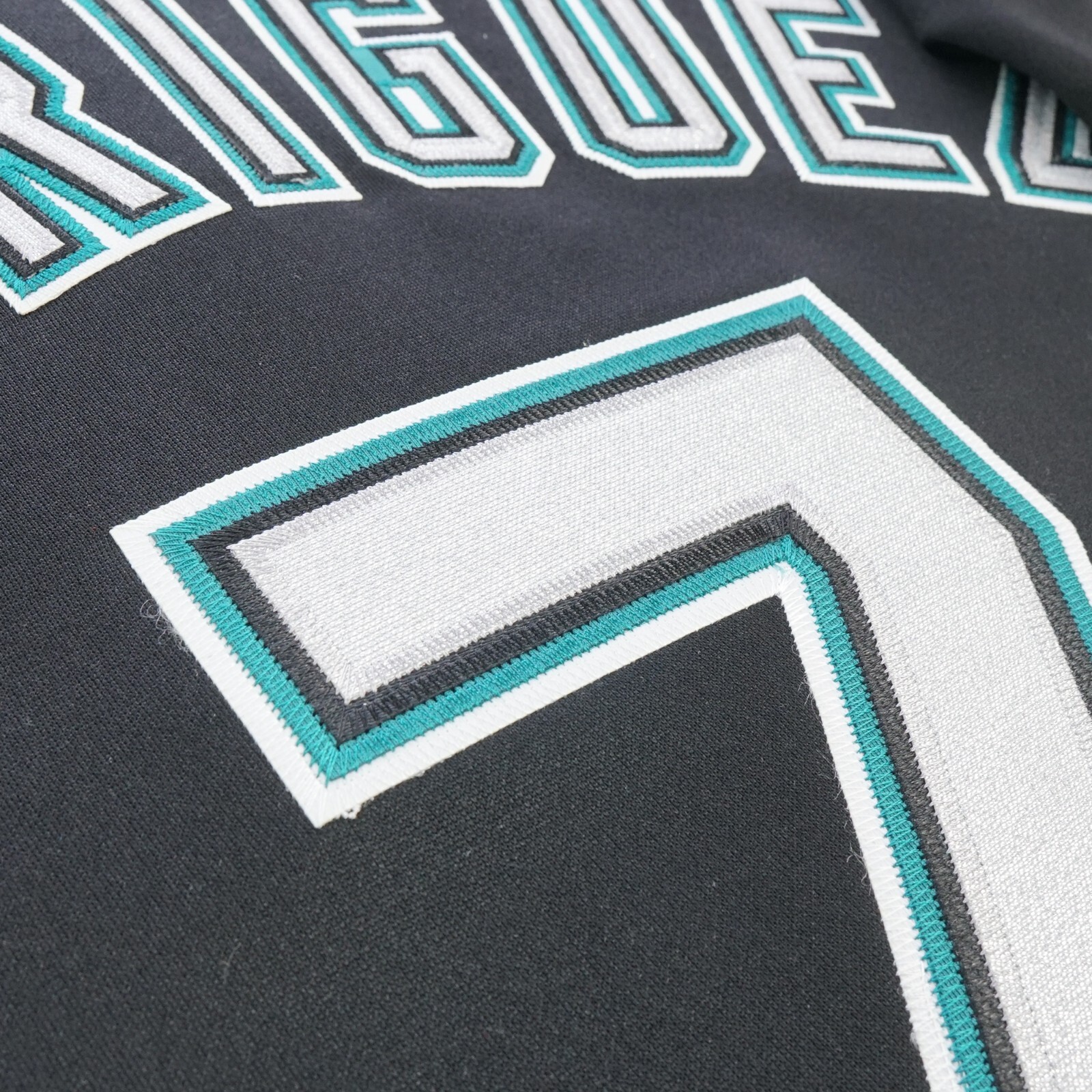 Ivan Rodriguez 2003 Florida Marlins Alternate Black Men’s World Series Jersey