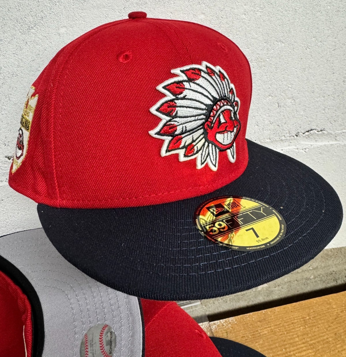 Cleveland Indians Wahoo Feather Headdress New Era Fitted Club 59Fifty Authentic