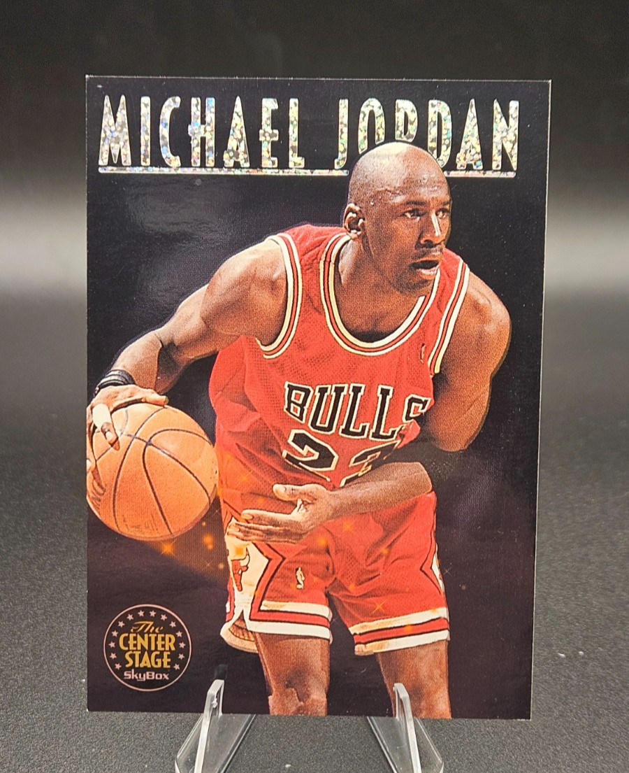 1993-94 Skybox Premium The Center Stage Michael Jordan #CS1 HOF Chicago Bulls