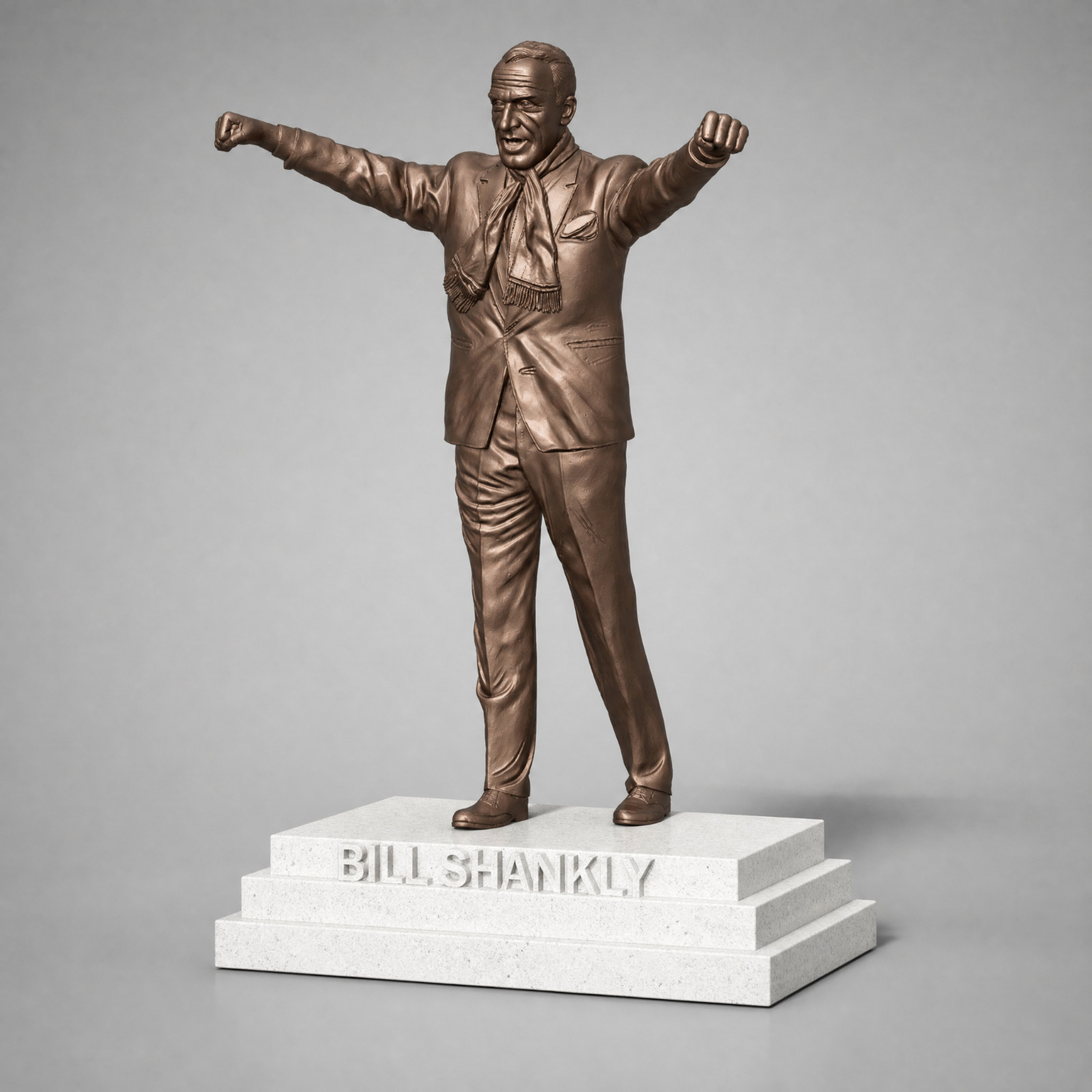 Bill Shankly – Liverpool Manager bronze effect 24cm statue