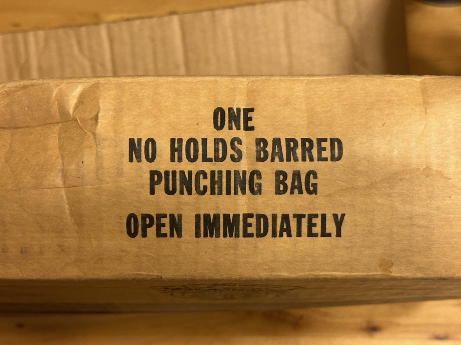 Brand New 1989 No Holds Barred Movie Hulk Hogan Inflatable Promo Punching Bag