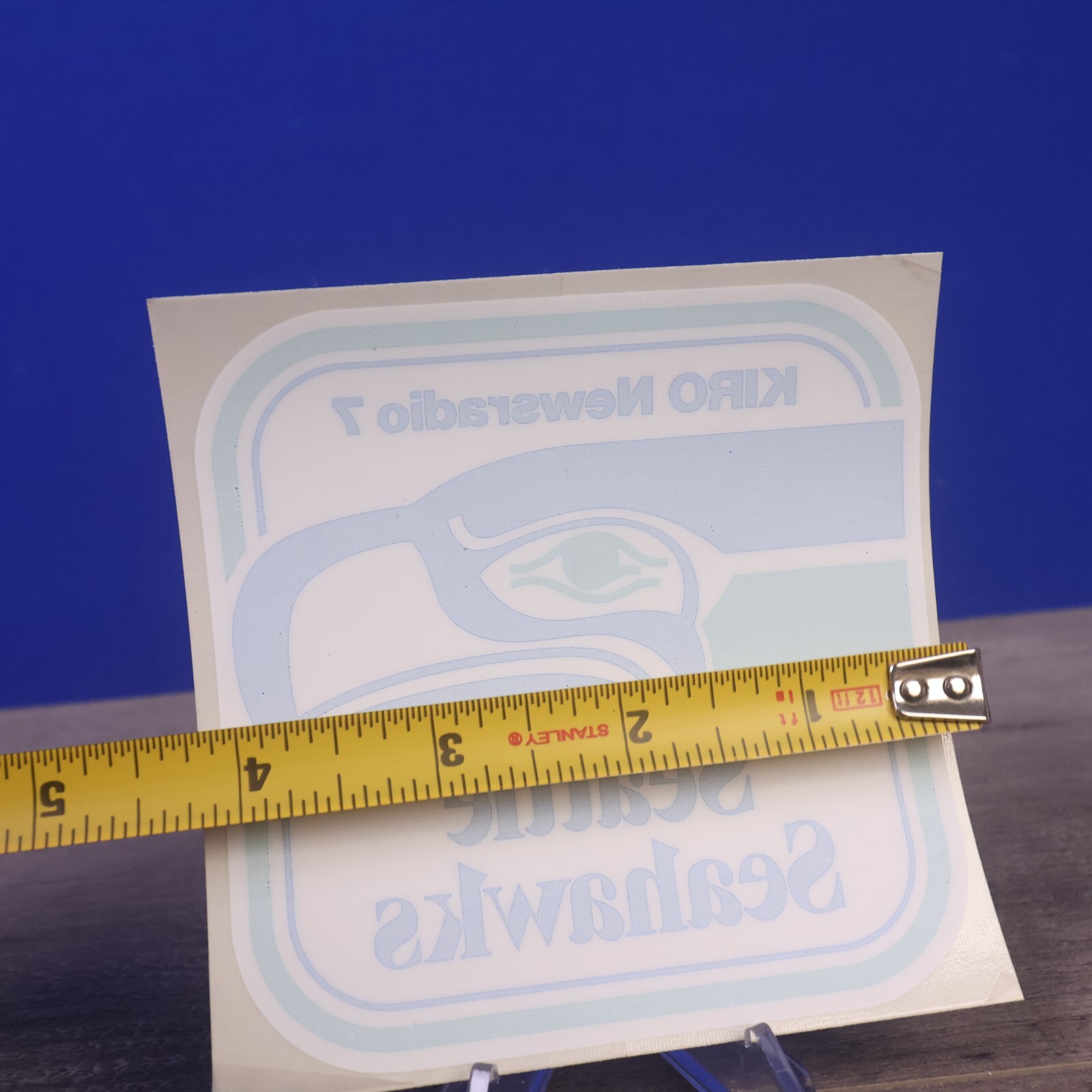 Vintage – Seattle Seahawks – NFL – Sticker Decal – 4x4in. – KIRO Newsradio 7