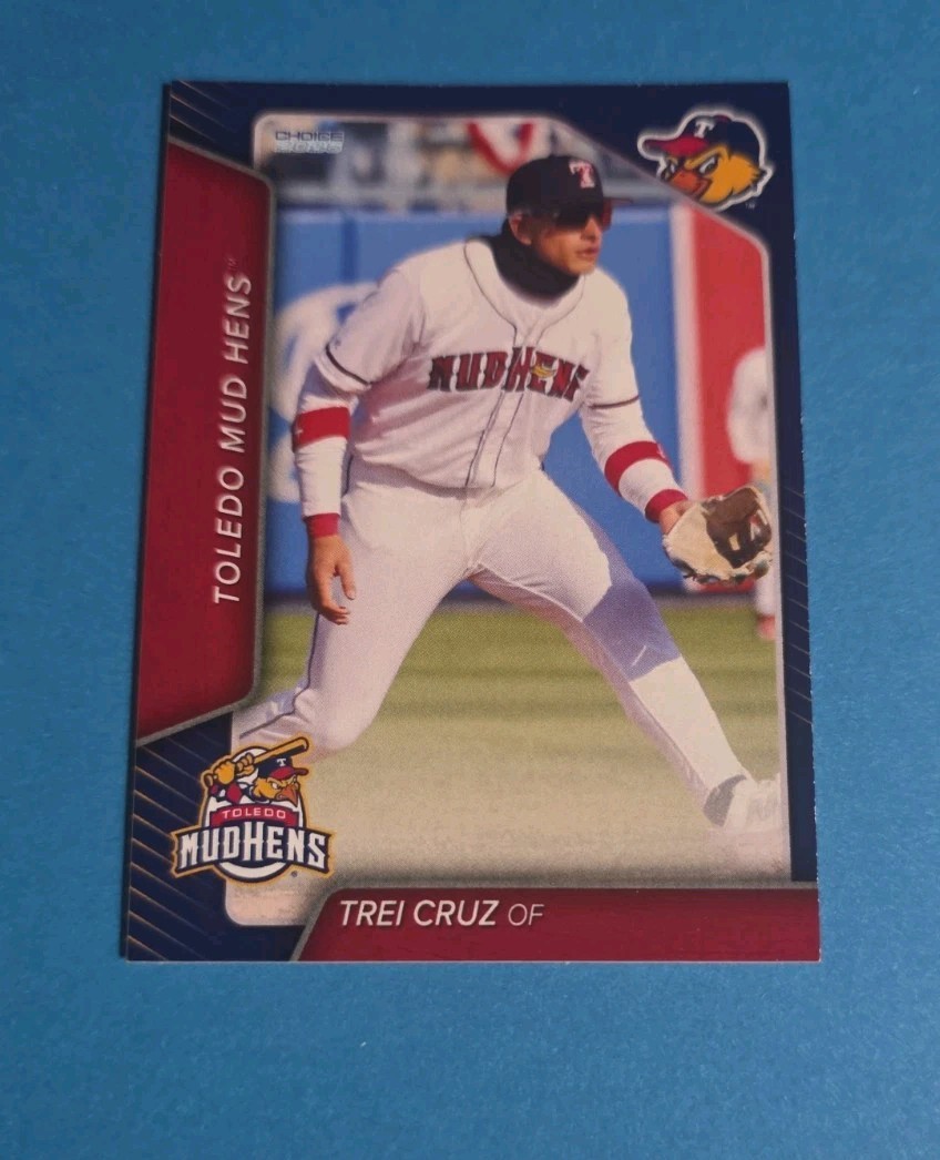 Trei Cruz 2026 Toledo Mud Hens Team Set Card Detroit Tigers Prospect AAA