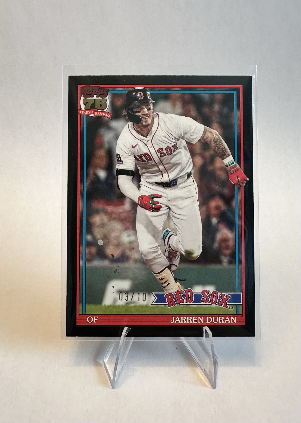 2026 Topps Series 2 Jarren Duran 1991 Topps Baseball Black Border /10