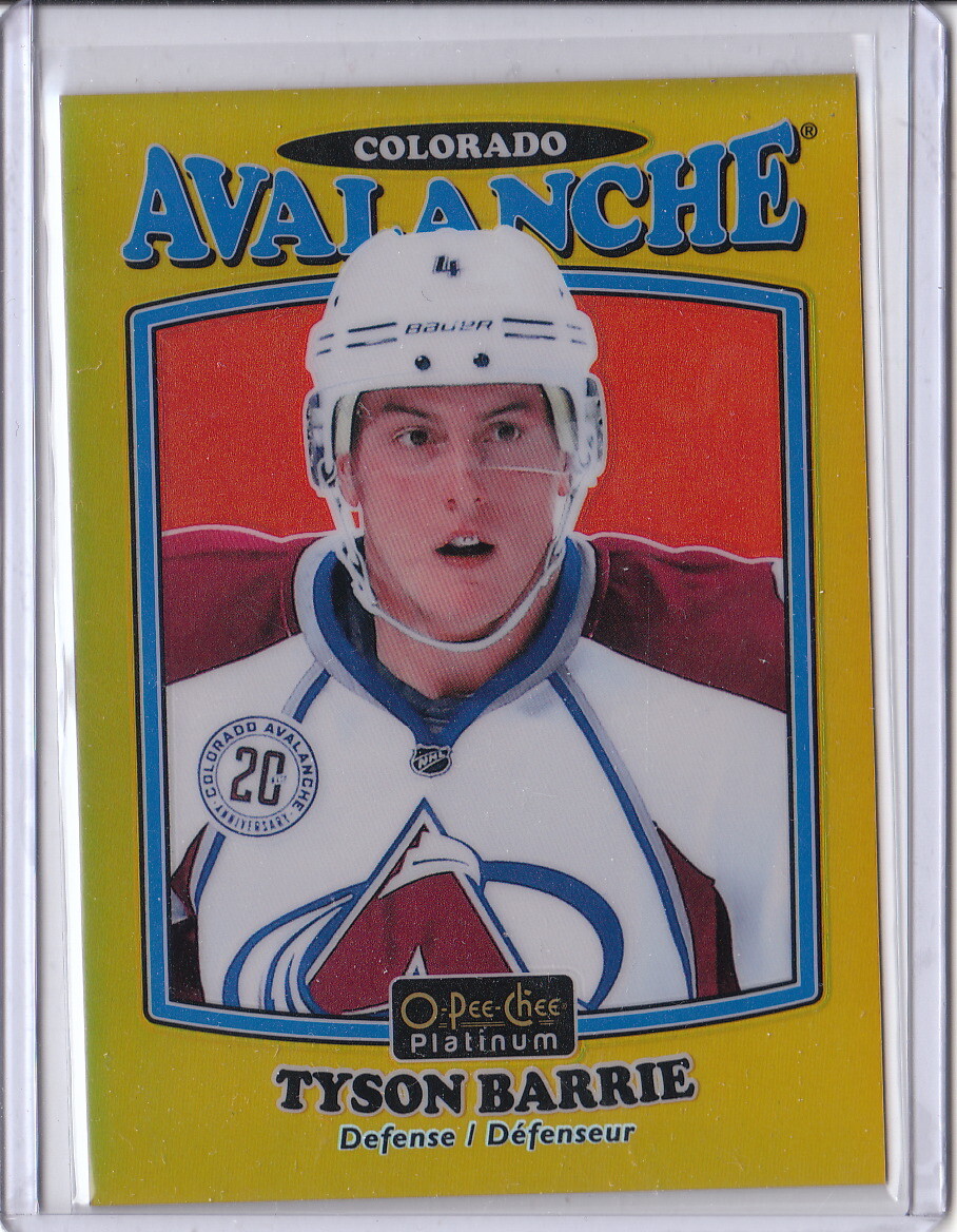 2016-17 O-Pee-Chee Platinum Retro Rainbow Gold #R56 Tyson Barrie Avalanche/149