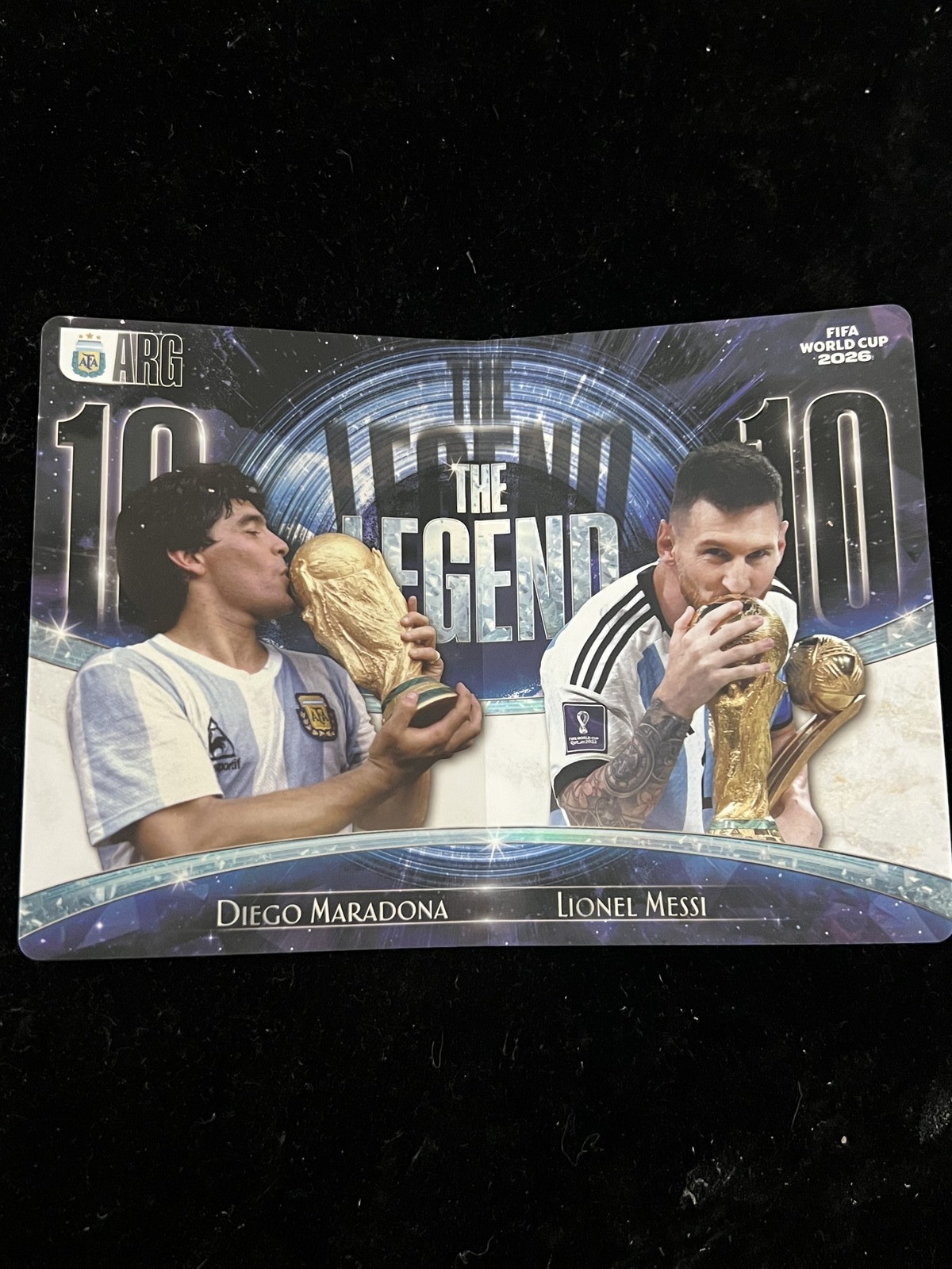 Diego Maradona/Lionel Messi 2026 Panini World Cup Kayou The Legend Ultra Booklet