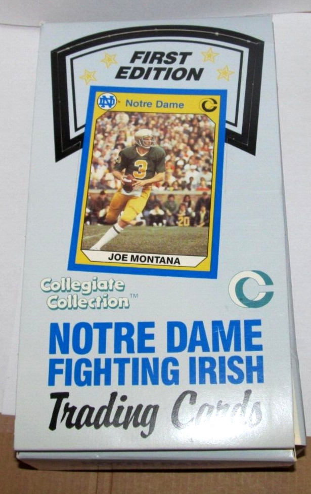 1990 NOTRE DAME FIRST EDITION Collegiate Collection Cards 36 pack Factory Box