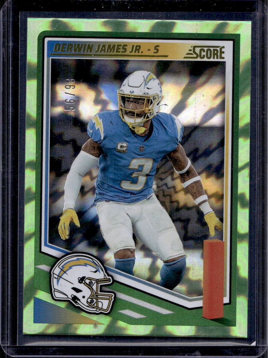 Derwin James Jr. 2025 Score #214 Electric /99