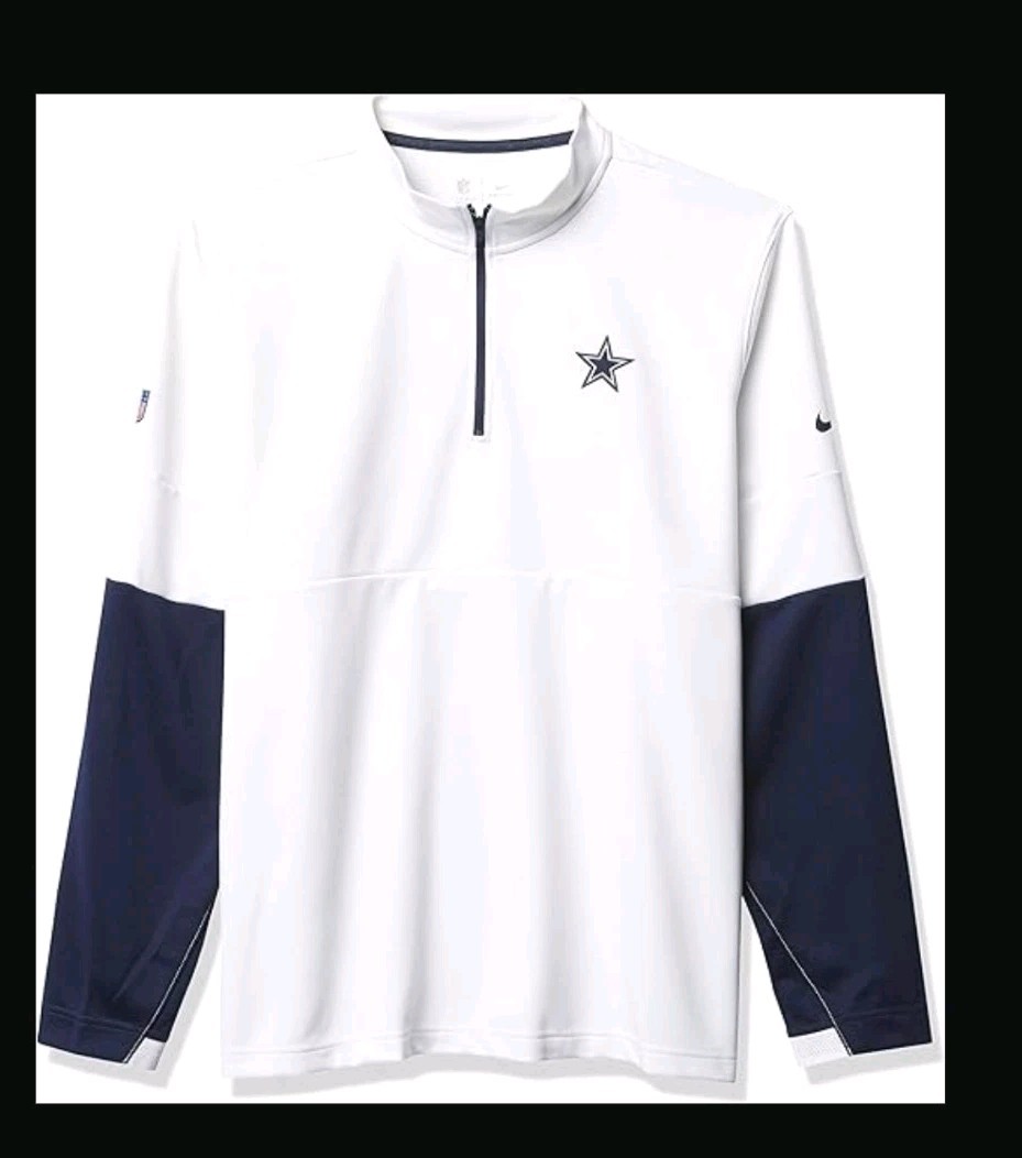 NIKE THERMA FIT DALLAS COWBOYS 1/2 ZIP 3XLT MENS Pullover Jacket NWT