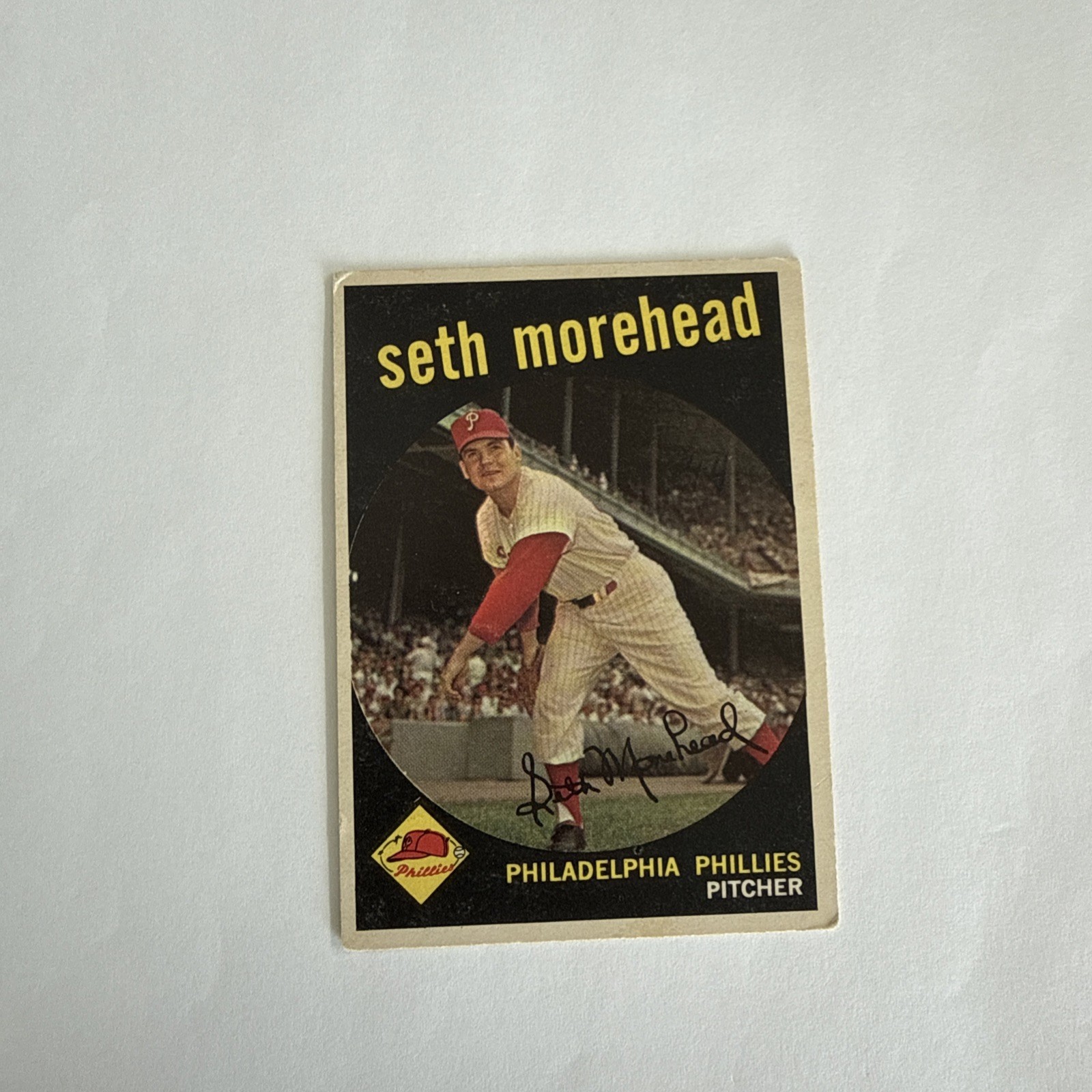1959 Topps #253 Seth Morehead. VG/EX