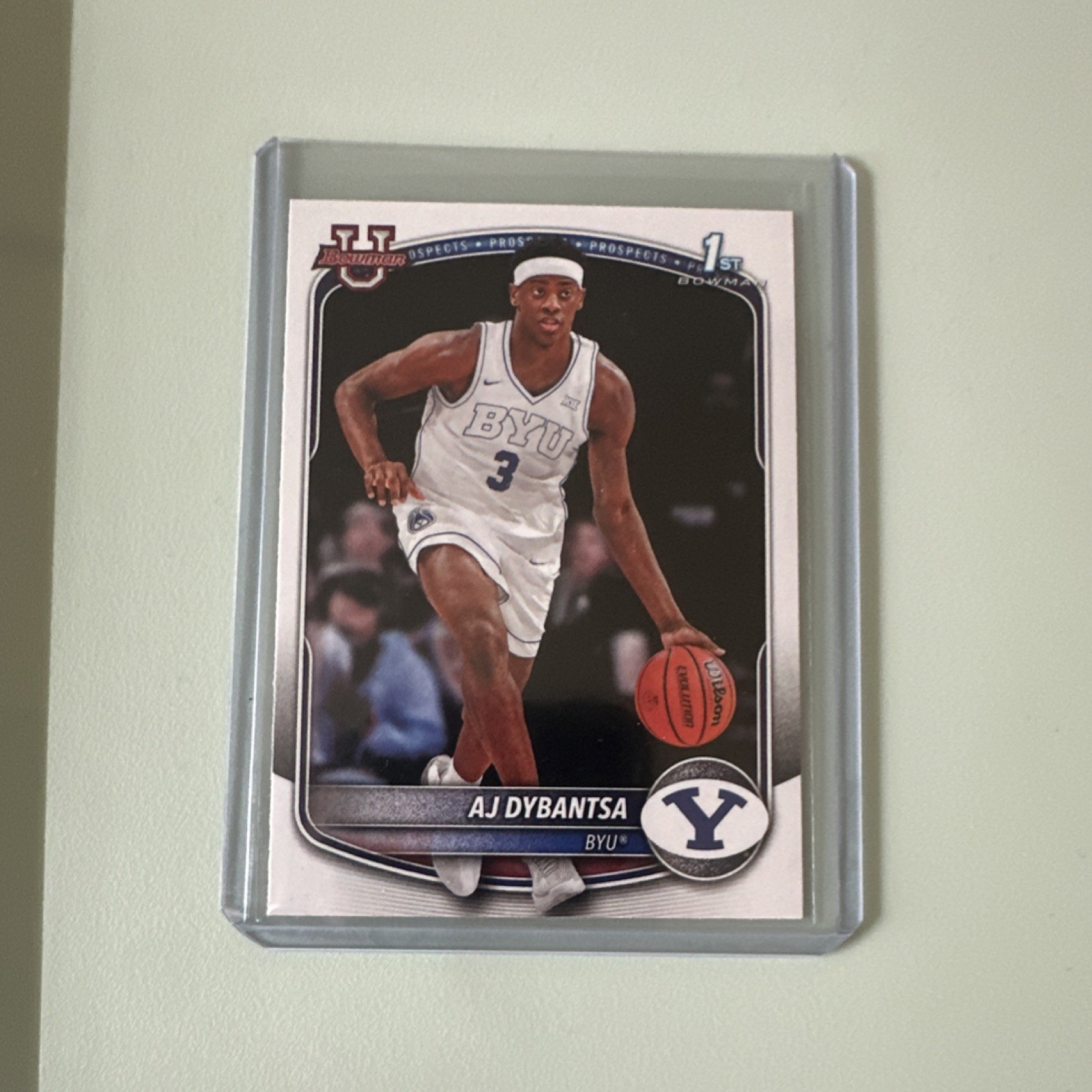 Topps AJ Dybantsa BYU Card Lot 2025 Bowman Verified University #BV-1 #BPP-1 2 C…