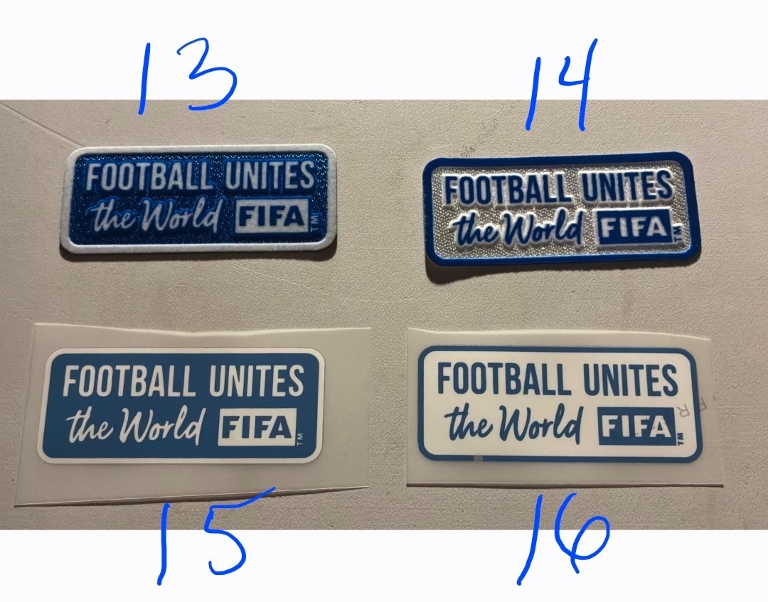 WORLD CUP SOCCER JERSEY PATCH 2026 ANY PLAYER